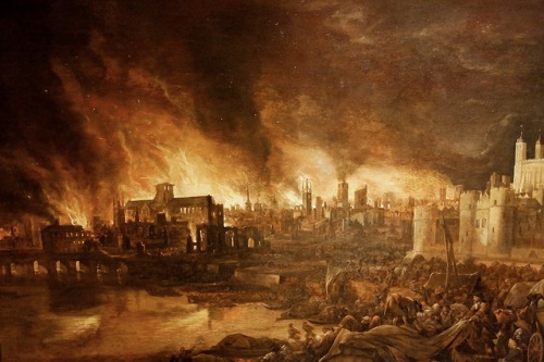 Great Fire of London , Museum of London , Samuel Pepys