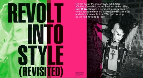 V&A Magazine summer issue: the 80s deconstructed by Iain R Webb