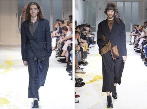 Yohji Yamamoto, 2015 Spring/Summer, menswear, Collection, Paris Fashion Week, grunge, tailoring, deconstruction