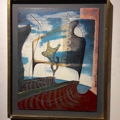 John Tunnard, painting, David Bowie, Sotheby's, auction, contemporary art,